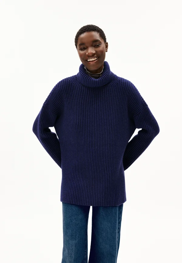 VANESSAA - Strickpullover - deep sea blue