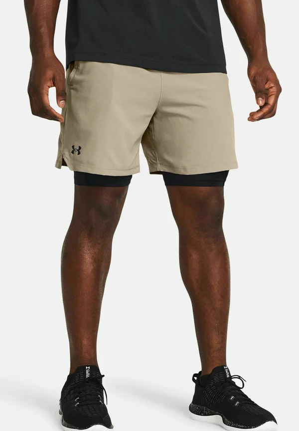 VANISH WOVEN - Kurze Sporthose - beige