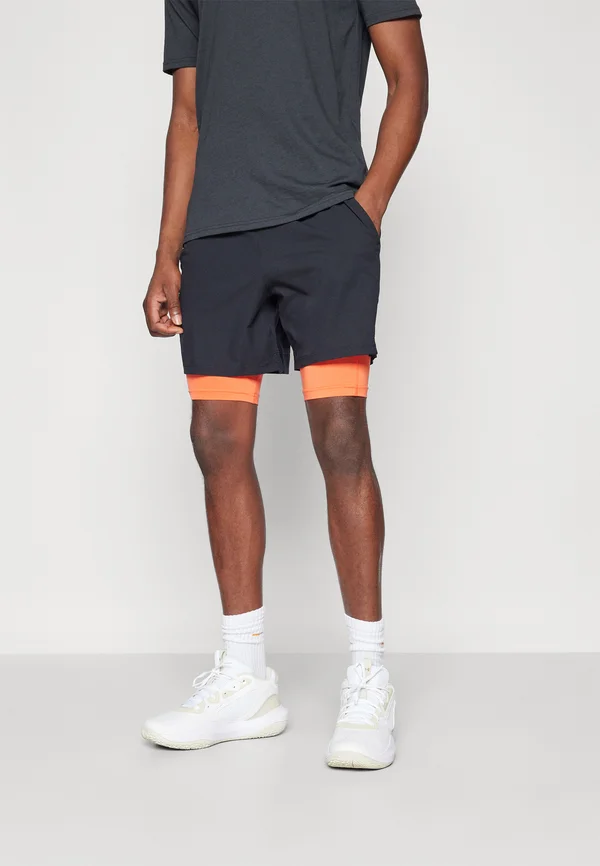 VANISH WOVEN - Kurze Sporthose - black/fire/pitch gray