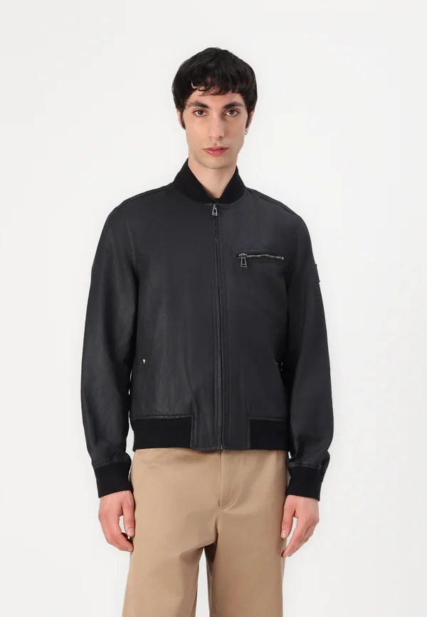 VANTAGE - Bomberjacke - washed black/dark smoke grey