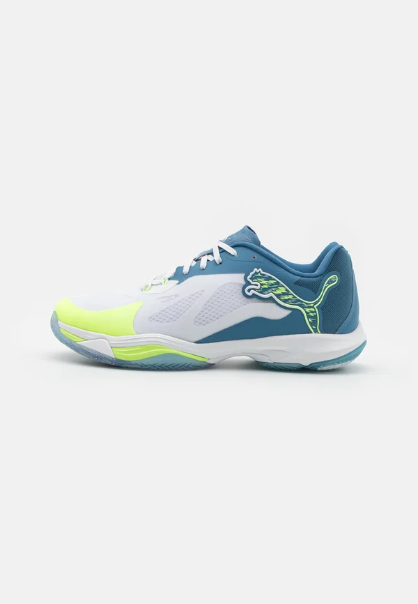 VANTAGE NITRO - Handballschuh - white/blue horizon/fizzy apple