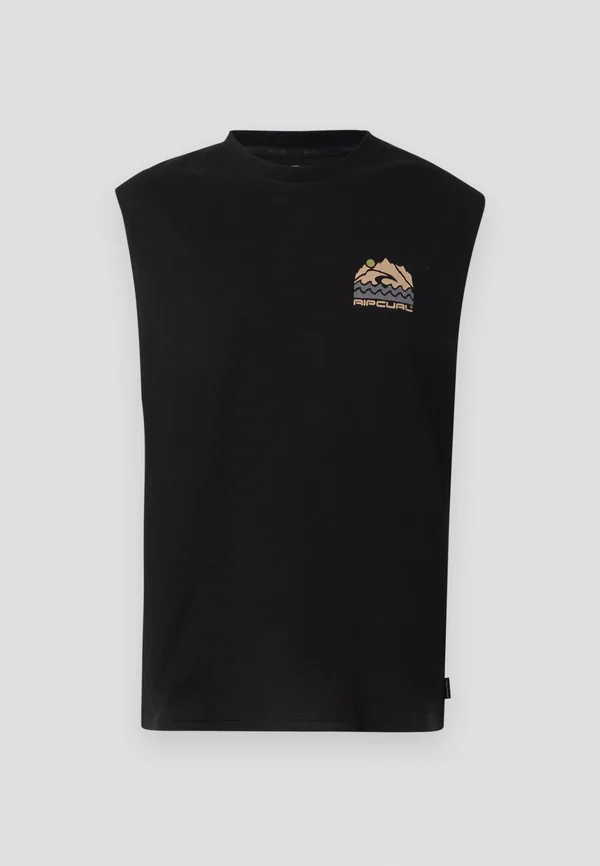 VAPORCOOL SEARCH TREK MUSCLE UNISEX - Top - black/grey