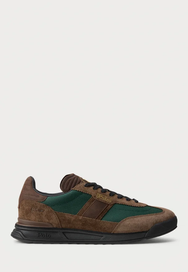 VARICK SUEDE-PANELED SNEAKER UNISEX - Sneaker low - desert brown/light navy