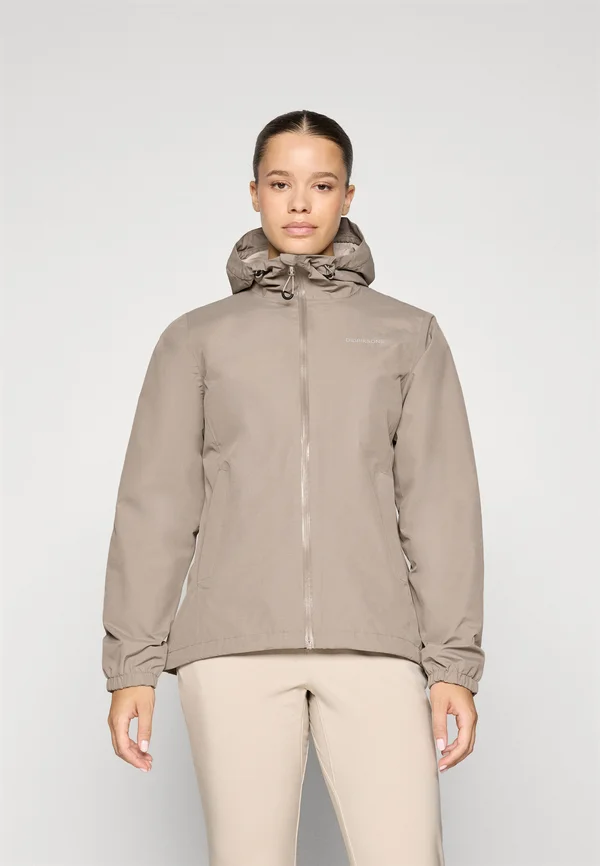 VARJA - Hardshelljacke - ash brown