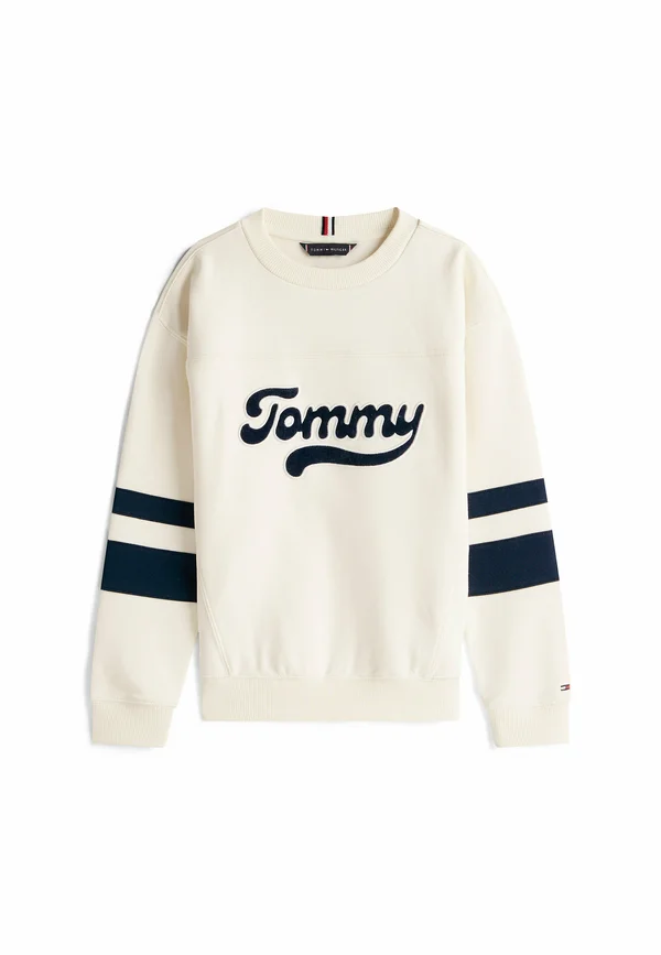 VARSITY COLOUR BLOCK - Sweatshirt - ivory silk