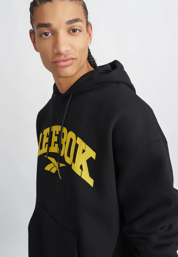 VARSITY HIGH DENSITY HOODIE - Sweatshirt - black