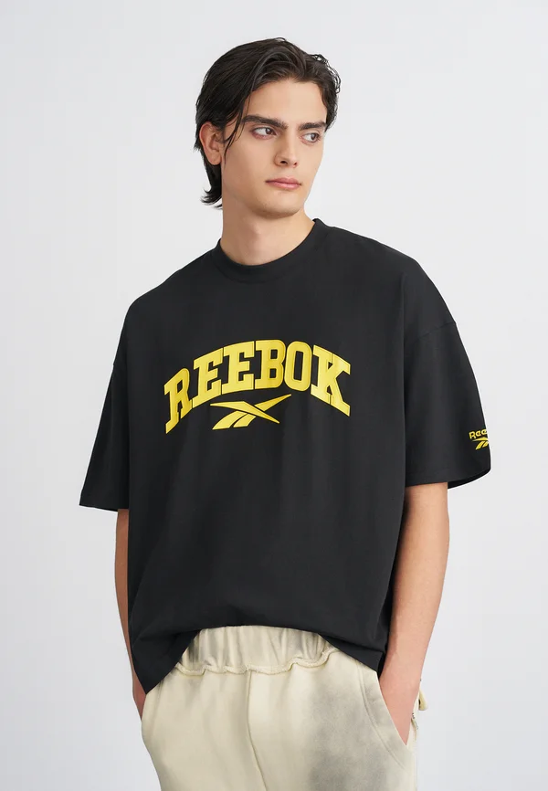 VARSITY HIGH DENSITY - T-Shirt print - black