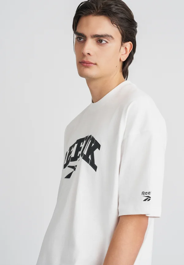 VARSITY HIGH DENSITY - T-Shirt print - white