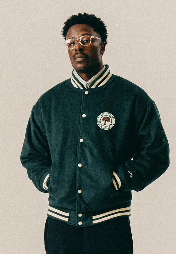 VARSITY JACKET - Bomberjacke - darkest spruce