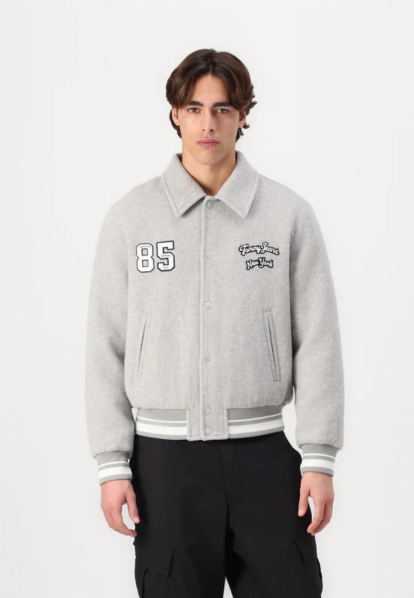 VARSITY JACKET - Bomberjacke - grey
