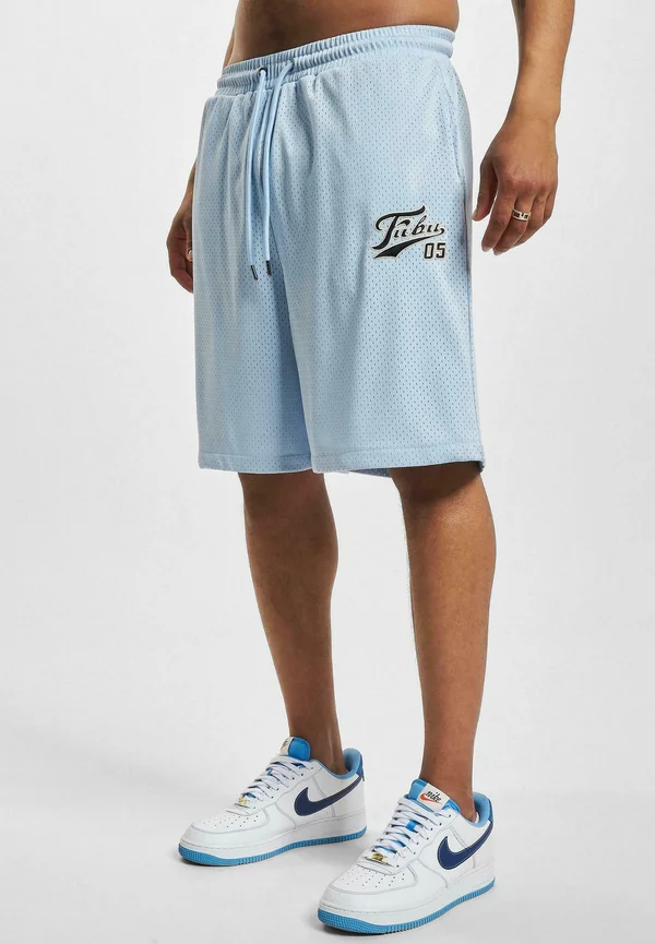 VARSITY MESH - Shorts - lightblue black