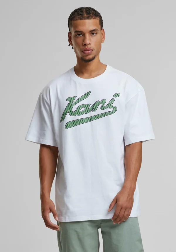 VARSITY PALM - T-Shirt print - white