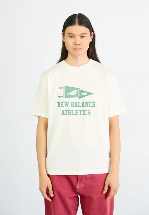 VARSITY PENNANT - T-Shirt print - sea salt