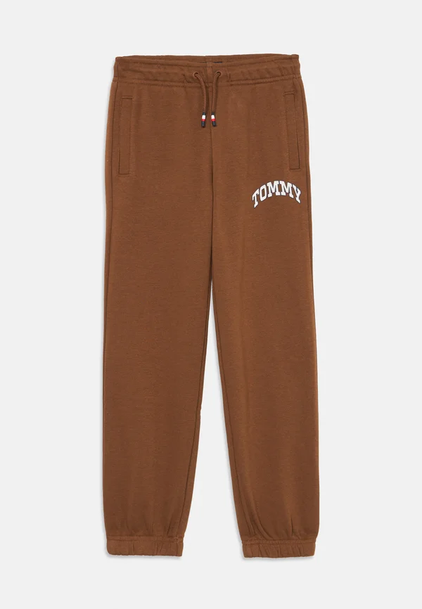 VARSITY RAISED PRINT - Jogginghose - pecan nut