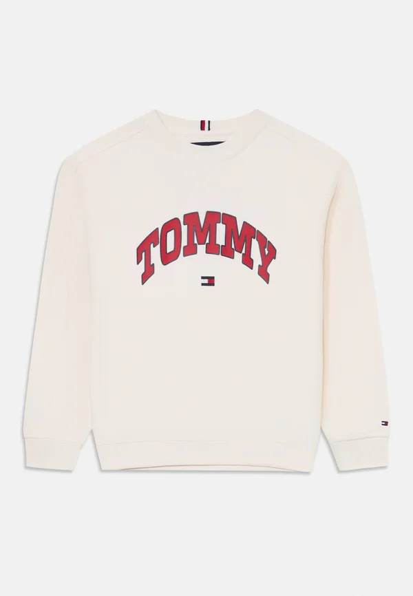 VARSITY RAISED PRINT - Sweatshirt - ivory