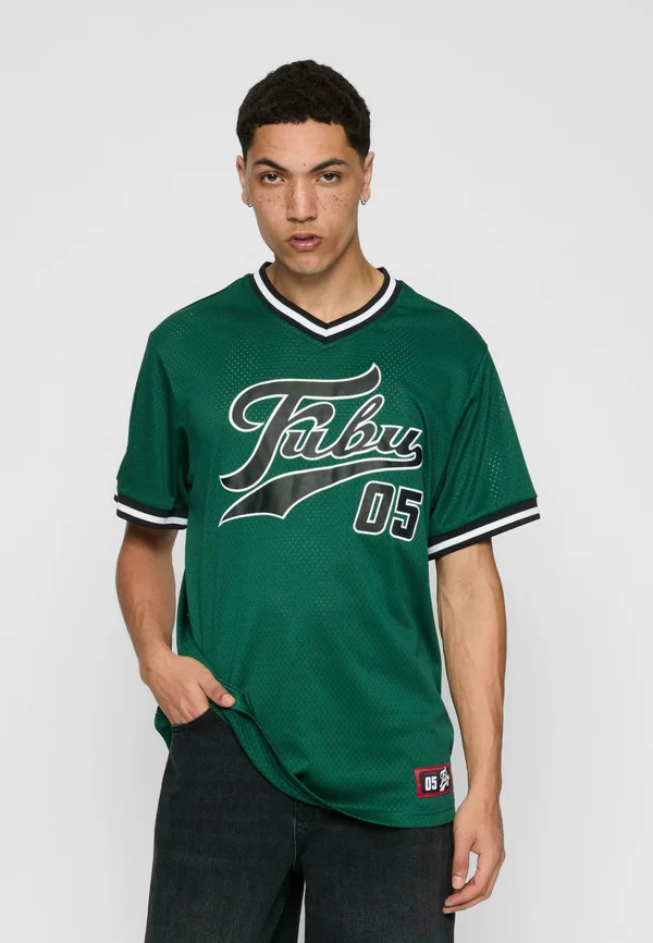 VARSITY  - T-Shirt print - dark green