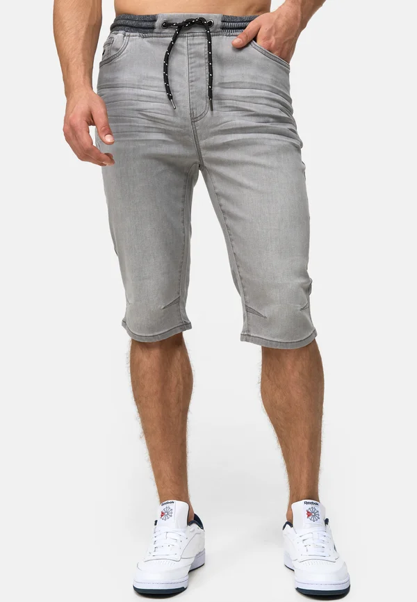 VASILE - Jeans Shorts - light grey