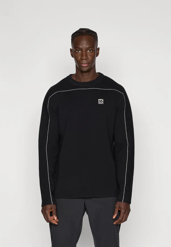 VATNAJOKULL KNITTED SWEATER - Strickpullover - black