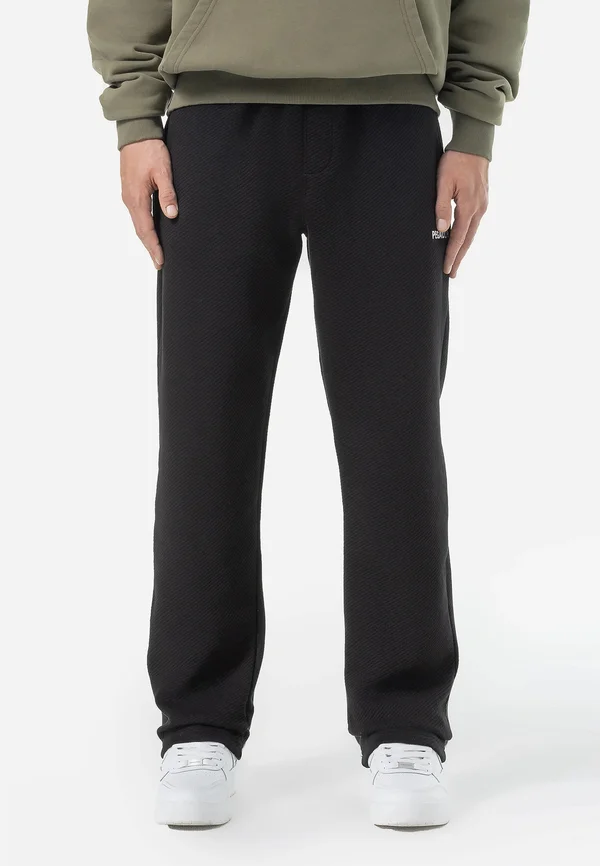 VEAL WIDE PANTS - Jogginghose - black