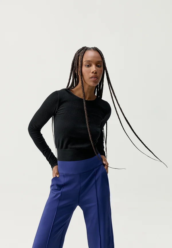 VEDA - Langarmshirt - black