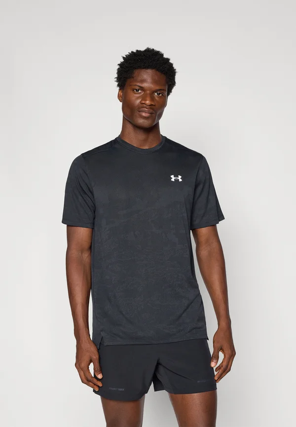 VENT - Sport T-Shirt - black/white