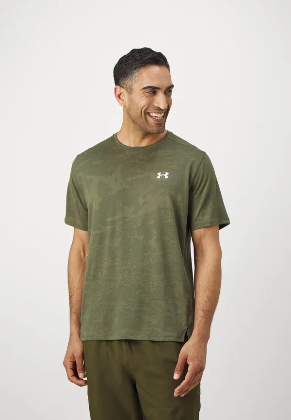 VENT - Sport T-Shirt - marine od green/white
