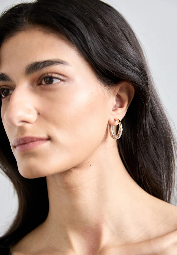 VERSUS EARRING HOOP  LARGE - Einzelner Ohrring - yellow gold-coloured