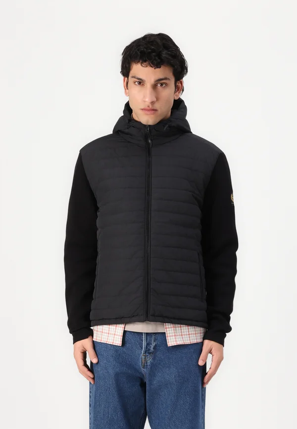 VERT FULL ZIP CARDIGAN - Übergangsjacke - black