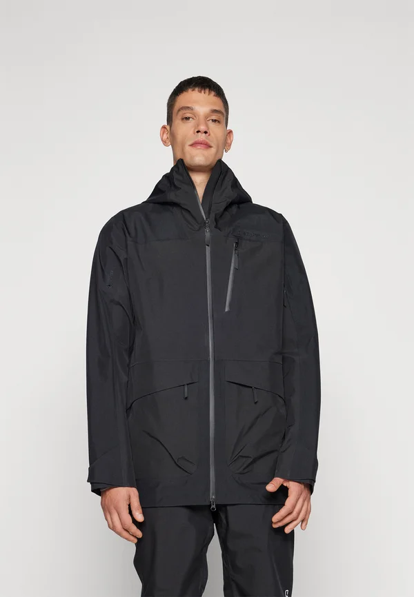 VERTICAL GORE-TEX JACKET - Hardshelljacke - black/offblack