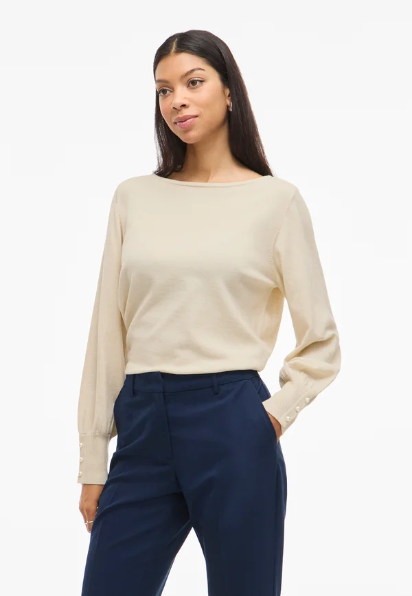 VIAMANDA - Strickpullover - beige