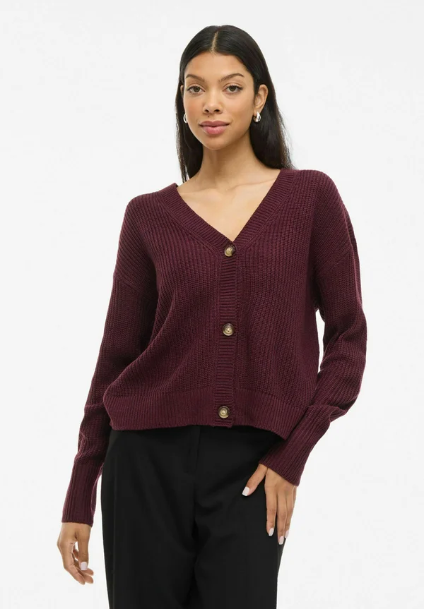 VIAVELINE V-AUSSCHNITT - Strickjacke - fig