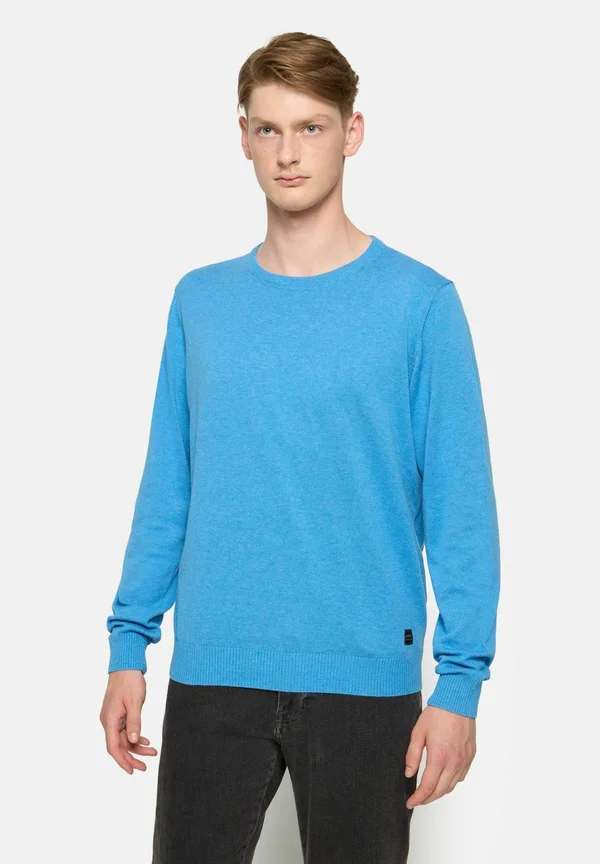VICE CREW  - Strickpullover - blue slip stream mel