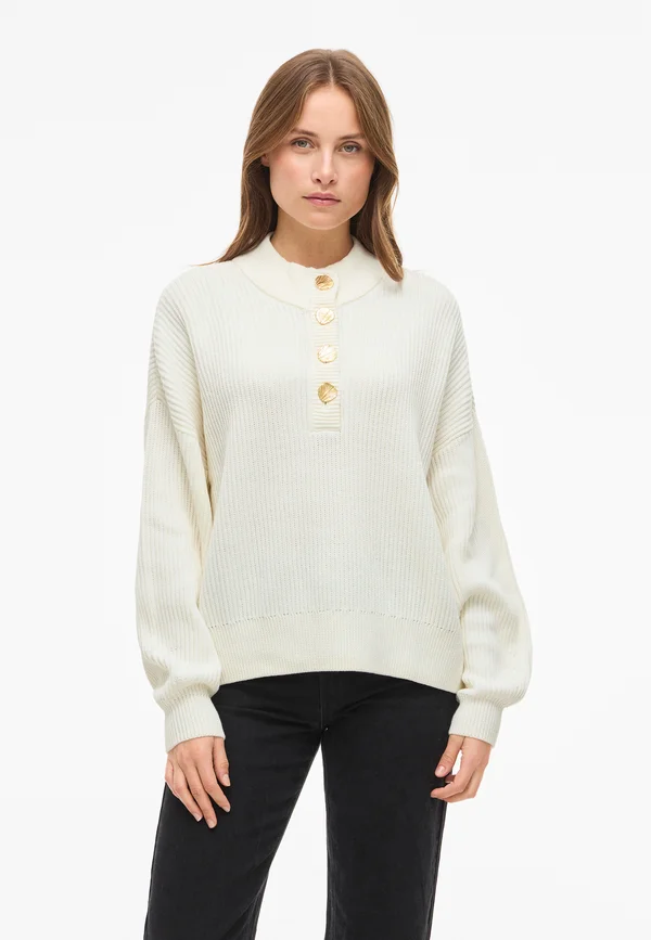 VICHING CREW NECK - Strickpullover - birch