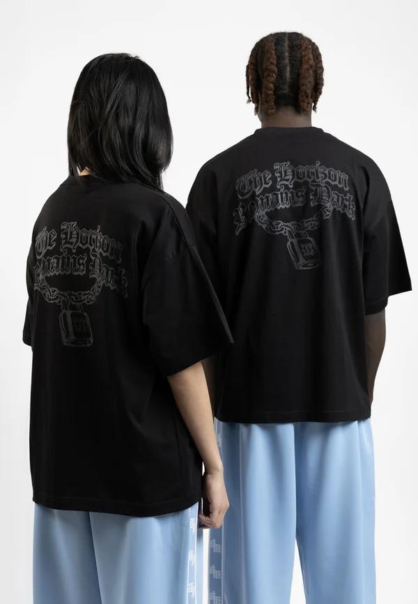 VICIOUS BOXY UNISEX - T-Shirt print - black
