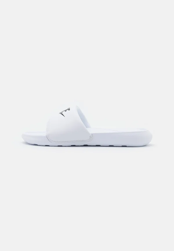 VICTORI ONE SLIDE - Pantolette flach - white/black