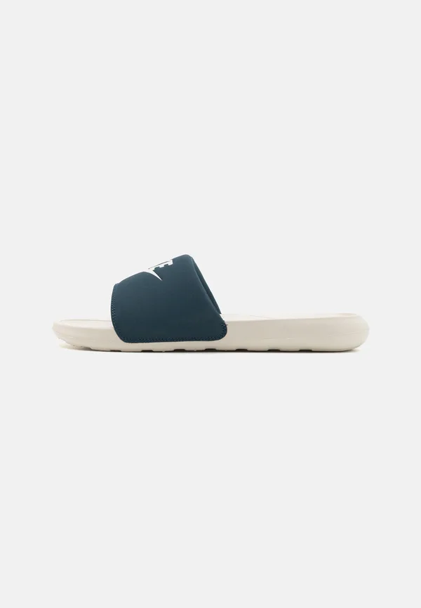 VICTORI ONE SLIDE UNISEX - Pantolette flach - armory navy/sail/light orewood brown