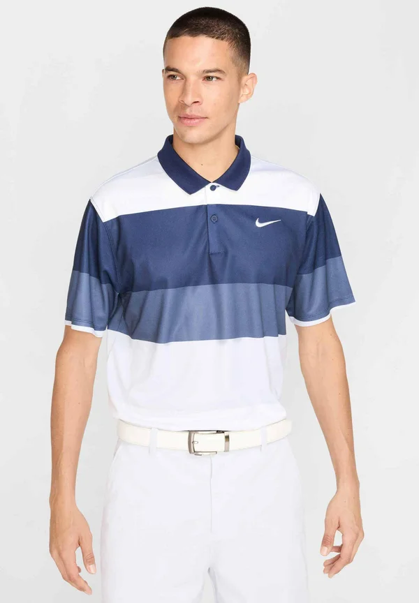 VICTORY - Poloshirt - midnight navy white