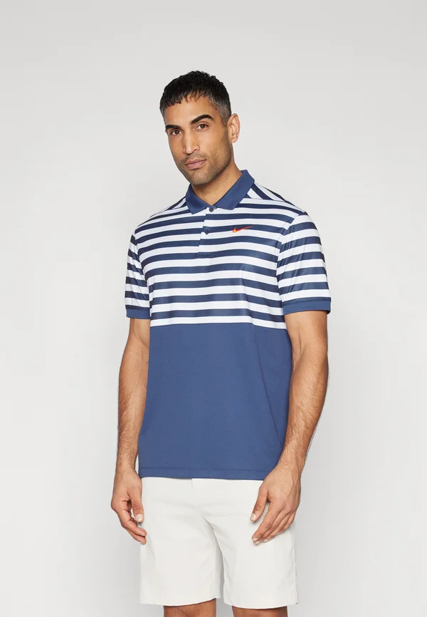 VICTORY - Poloshirt - obsidian/team orange