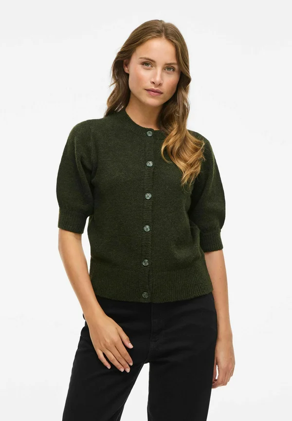 VIELLIE KURZARM - Strickjacke - deep depths