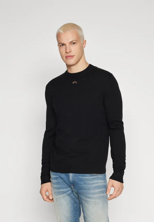 VIERI - Strickpullover - black