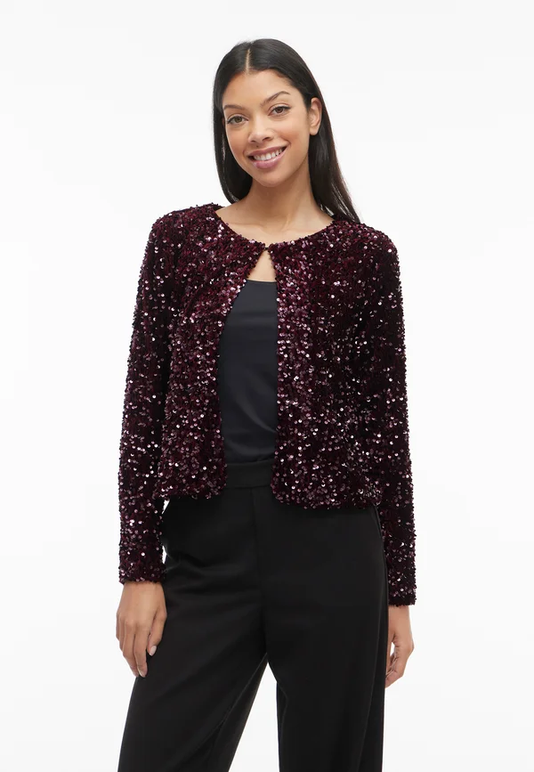 VIFAITH O NECK - Strickjacke - fig