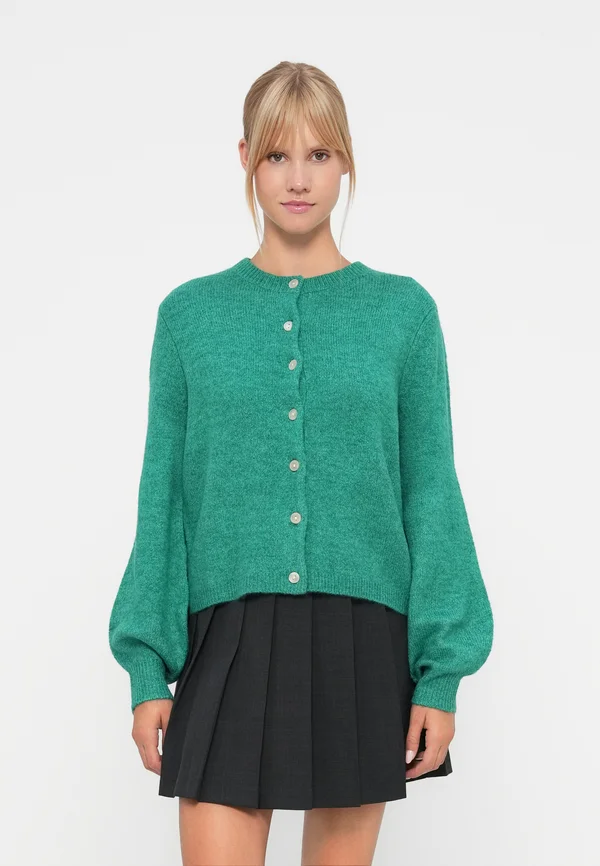 VIGLADYS O NECK - Strickjacke - bosphorus