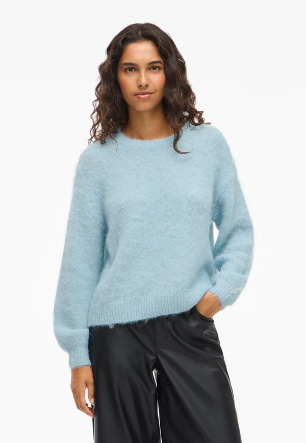 VIJANNA O NECK - Strickpullover - winter sky