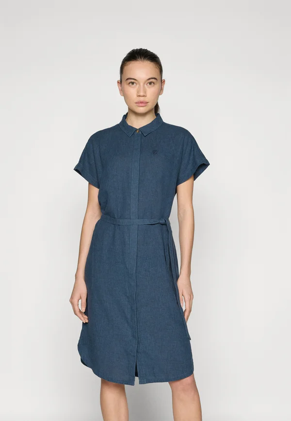 ÖVIK HEMP DRESS W - Jerseykleid - mountain blue