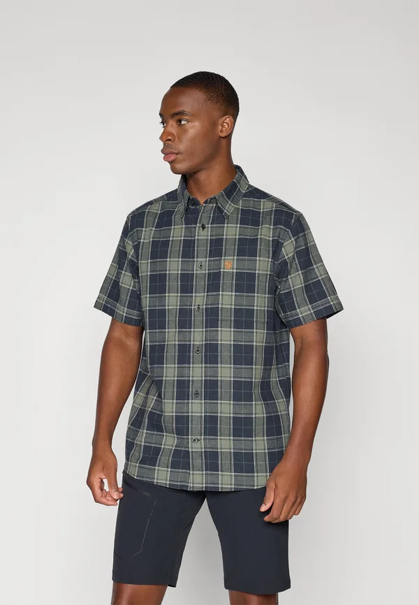 ÖVIK TRAVEL SHIRT  - Hemd - dark navy/patina green