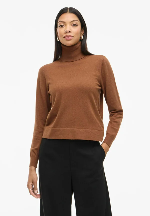 VIKERRY ROLLKRAGEN - Strickpullover - argan oil