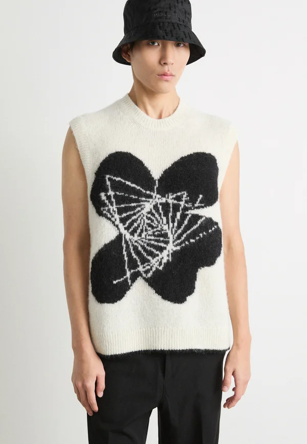 VILHELM MYSTERY - Strickpullover - cloud dancer