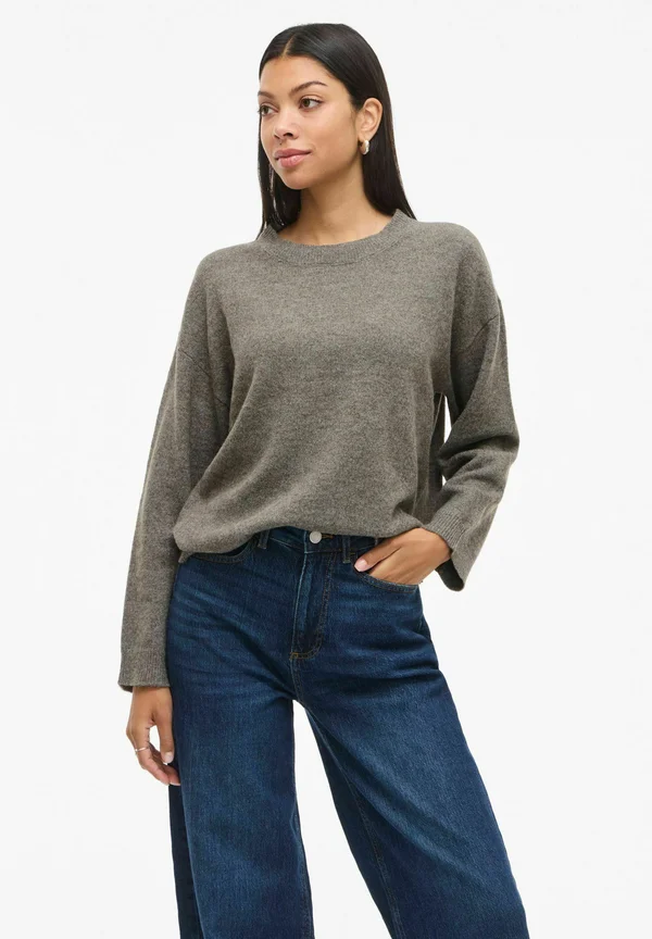 VILIGA ONECK - Strickpullover - grey