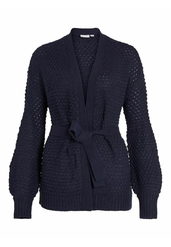 VILIOMY LONG OPEN CARDIGAN - Strickjacke - navy blazer