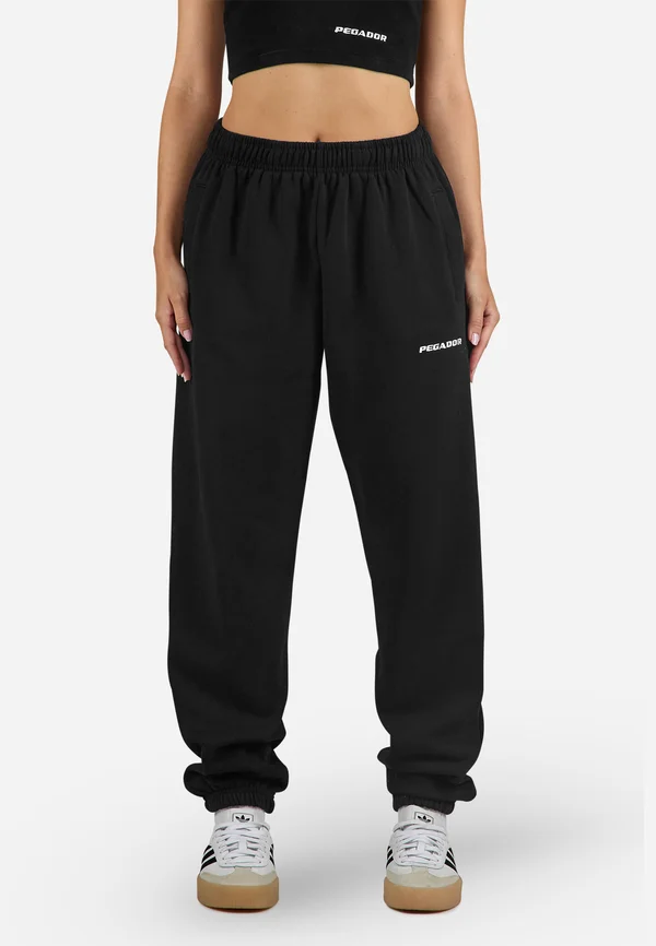 VILLA HIGH WAISTED - Jogginghose - black/white